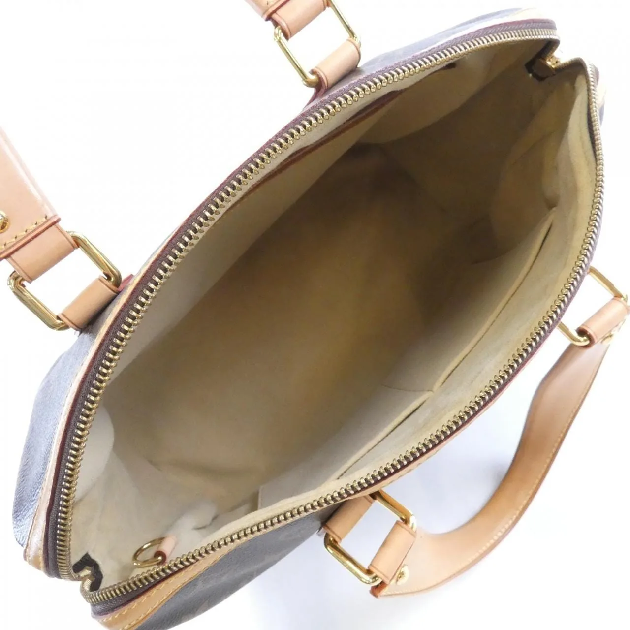 LOUIS VUITTON M40325 Handbag Monogram 黑色 Monogram 中古品B - 縮圖 9