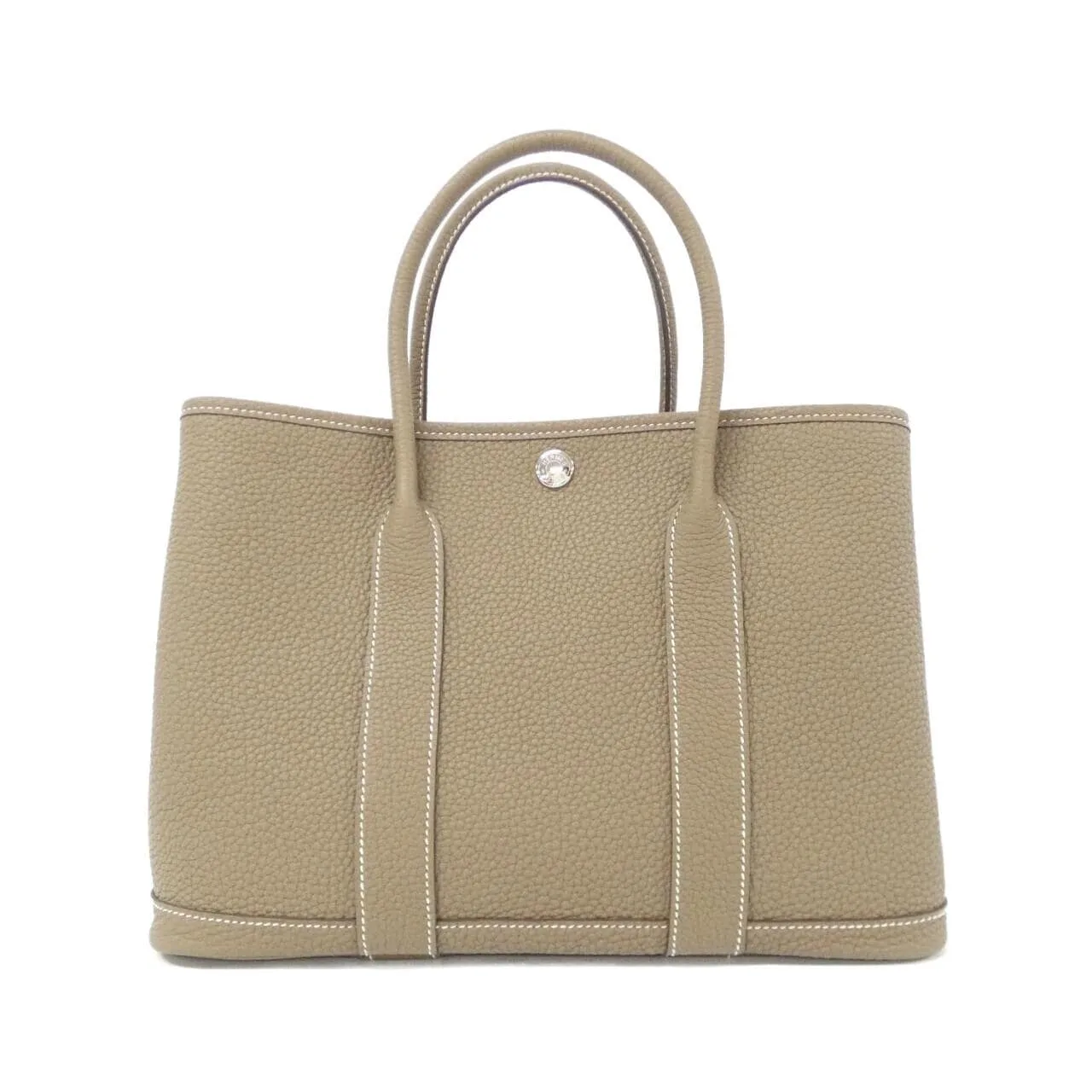 HERMES Garden Party 051568CK Tote Etoupe