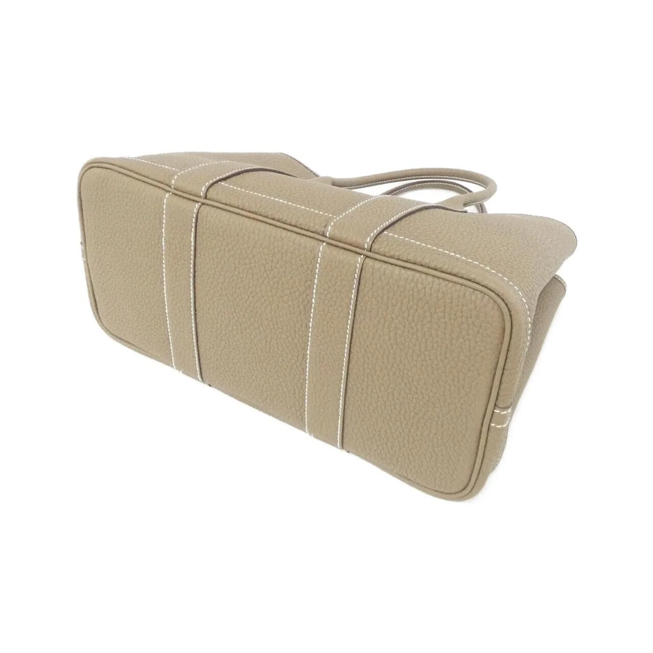 HERMES Garden Party 051568CK Tote Etoupe 中古品A - 縮圖 2
