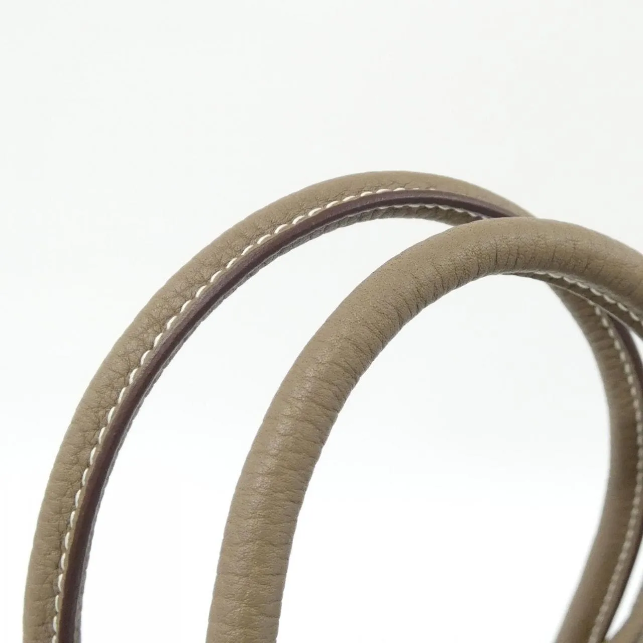 HERMES Garden Party 051568CK Tote Etoupe 中古品A - 縮圖 3