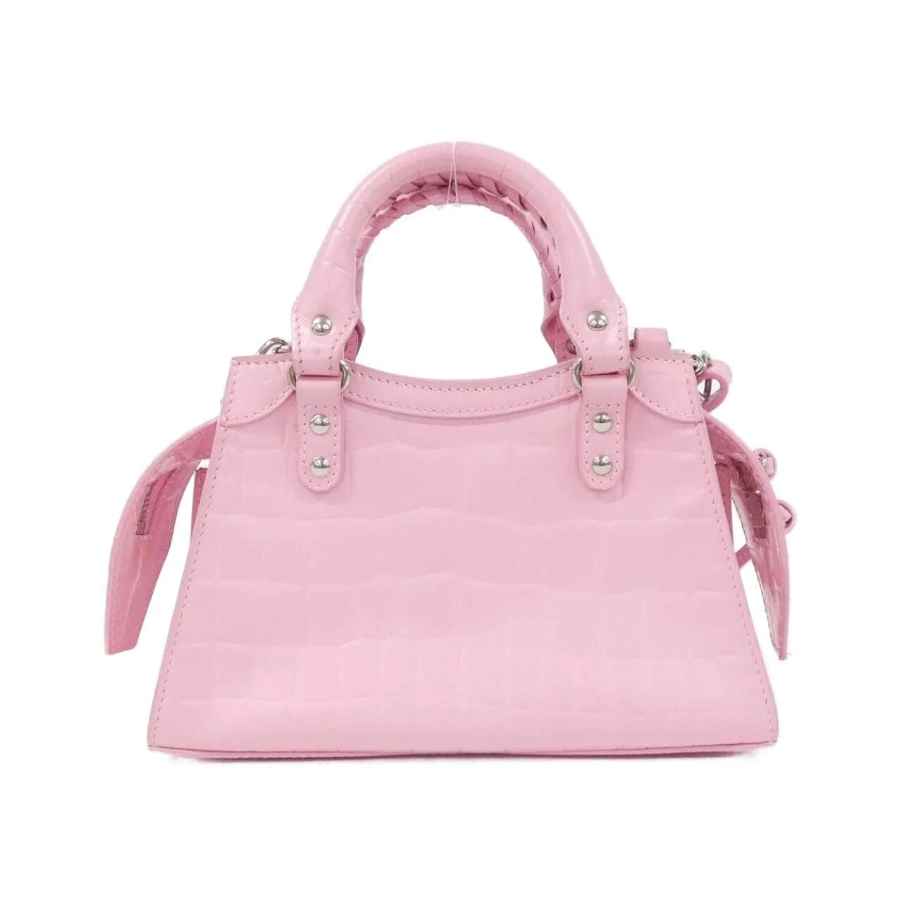 BALENCIAGA Neo Classic 638524 15V1Y Handbag 黑色 中古品A - 縮圖 2