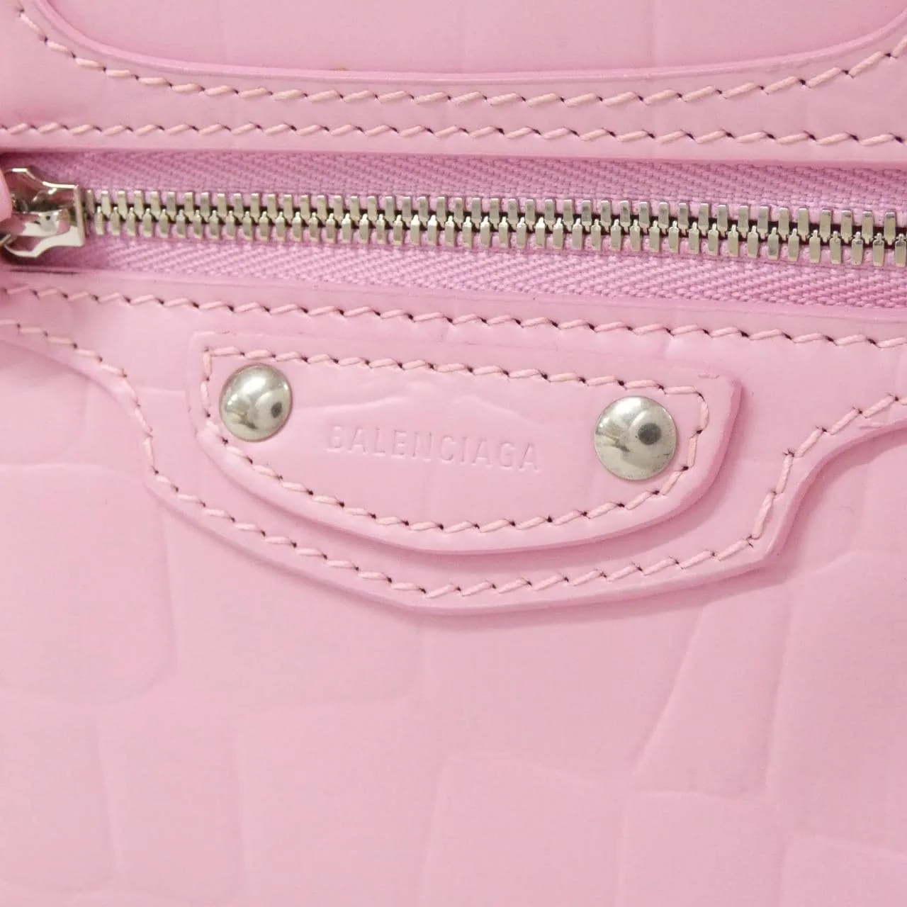 BALENCIAGA Neo Classic 638524 15V1Y Handbag 黑色 中古品A - 縮圖 4