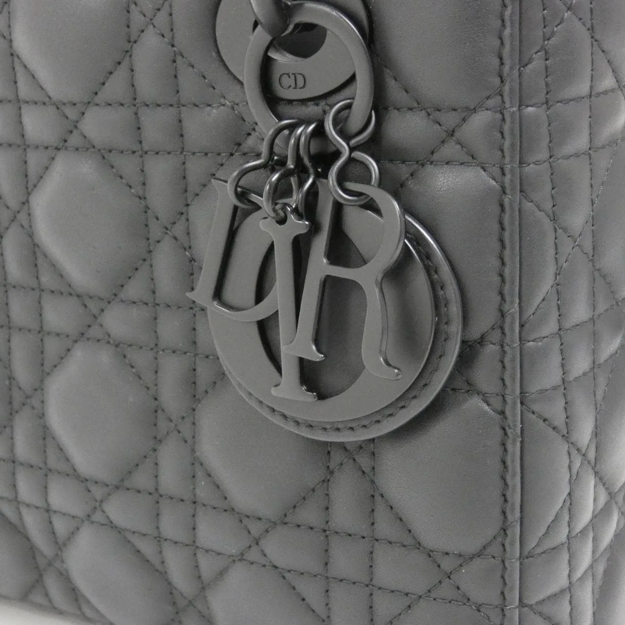 DIOR Lady Dior M0538SLOI Handbag 黑色 中古品A - 縮圖 5