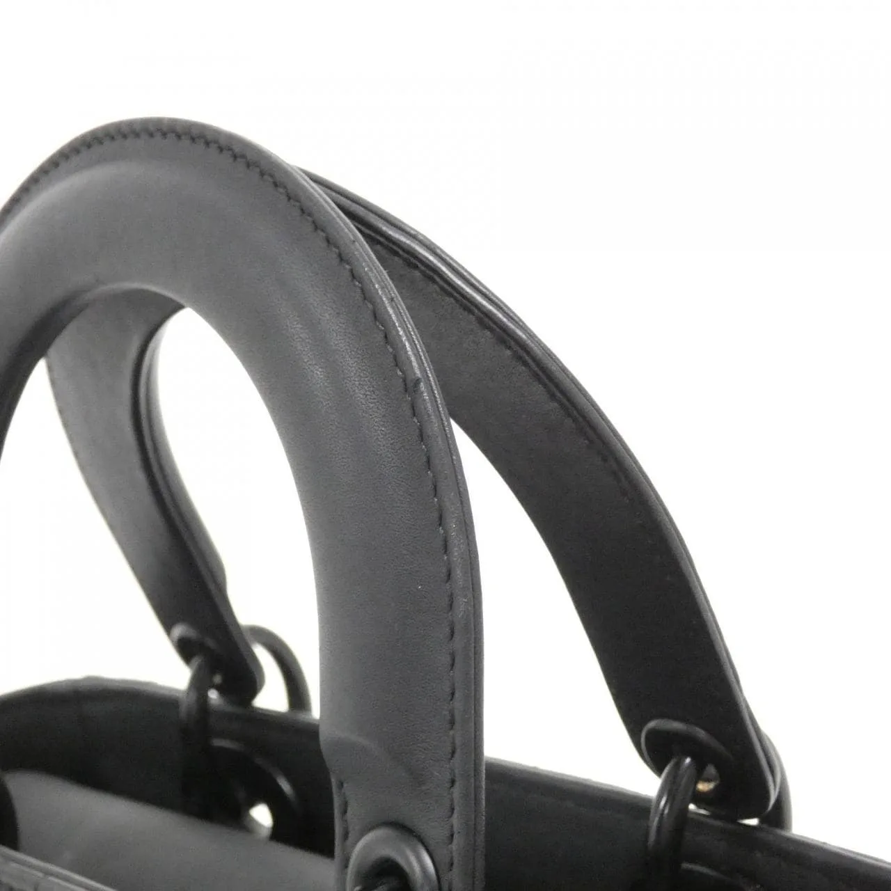 DIOR Lady Dior M0538SLOI Handbag 黑色 中古品A - 縮圖 8