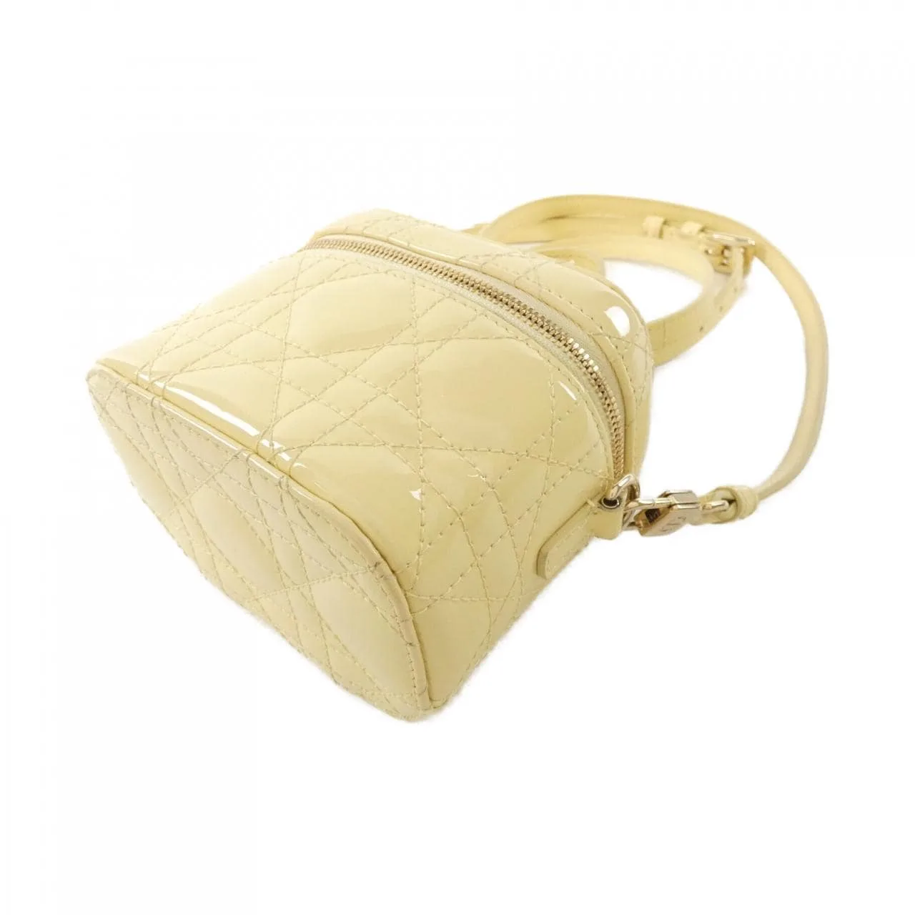 DIOR Lady Dior S0935OWCB Handbag Patent Leather 黑色 漆皮 中古品B - 縮圖 3