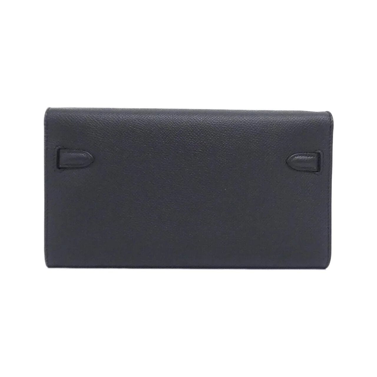 HERMES Kelly 080253CK Wallet Epsom Black Epsom Leather Rank A - Thumbnail 2