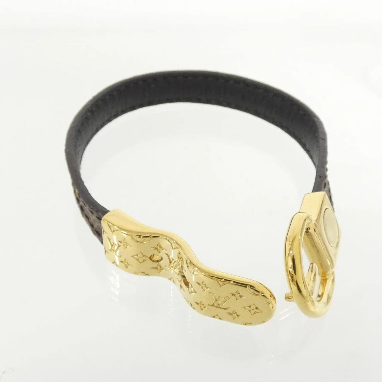 LOUIS VUITTON M6170F Accessories Monogram 黑色 Monogram 中古品A - 縮圖 4