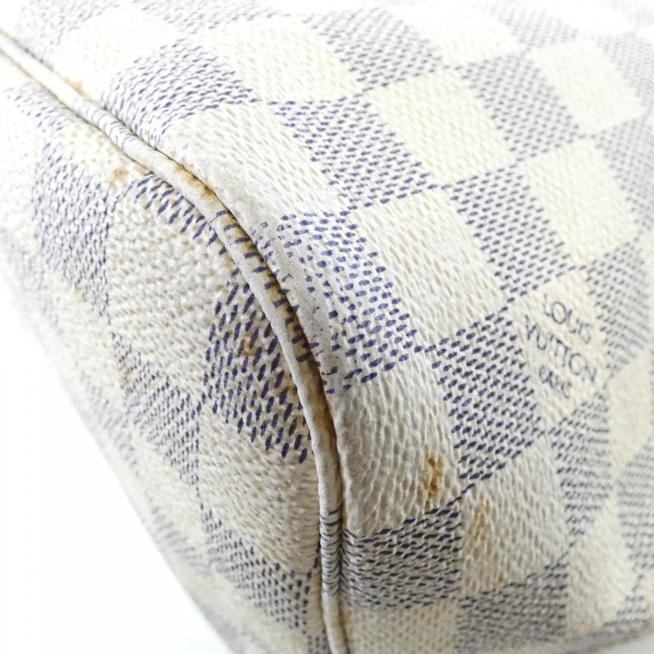 LOUIS VUITTON Neverfull N51107 Tote Damier 黑色 Damier 中古品B - 縮圖 2