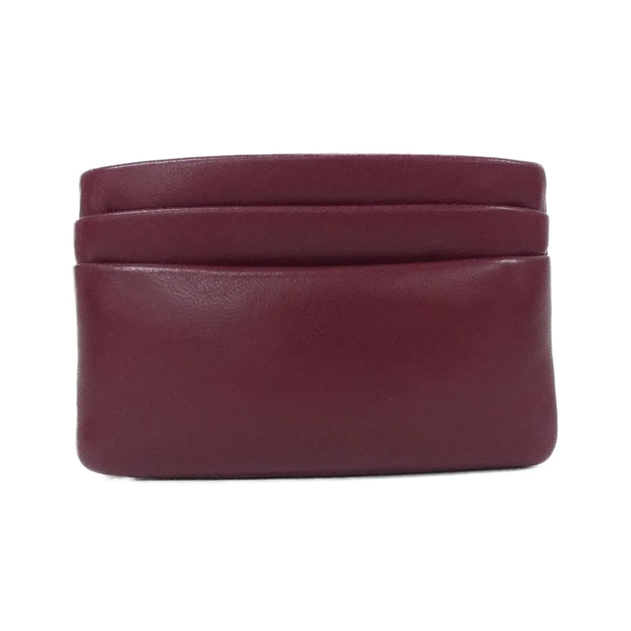 SAINT LAURENT 778113 AACX7 Coin Case Lambskin 黑色 羊皮 中古品A - 縮圖 2