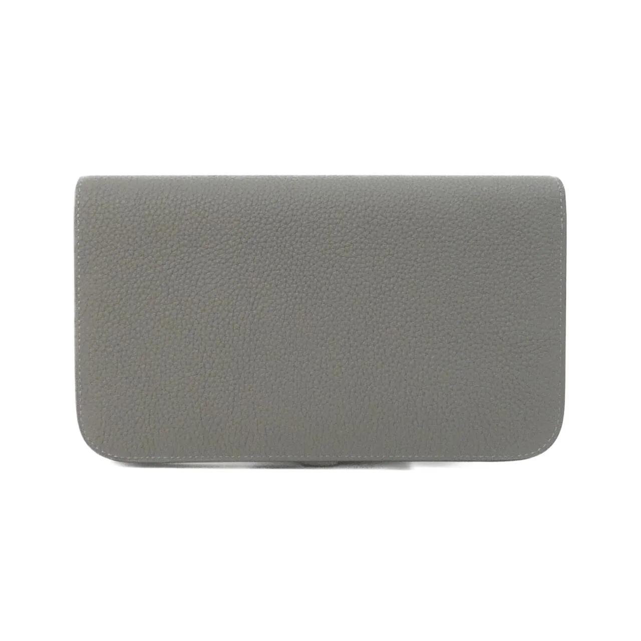 HERMES 043070CK Wallet Togo 黑色 Togo 牛皮 中古品A - 縮圖 2