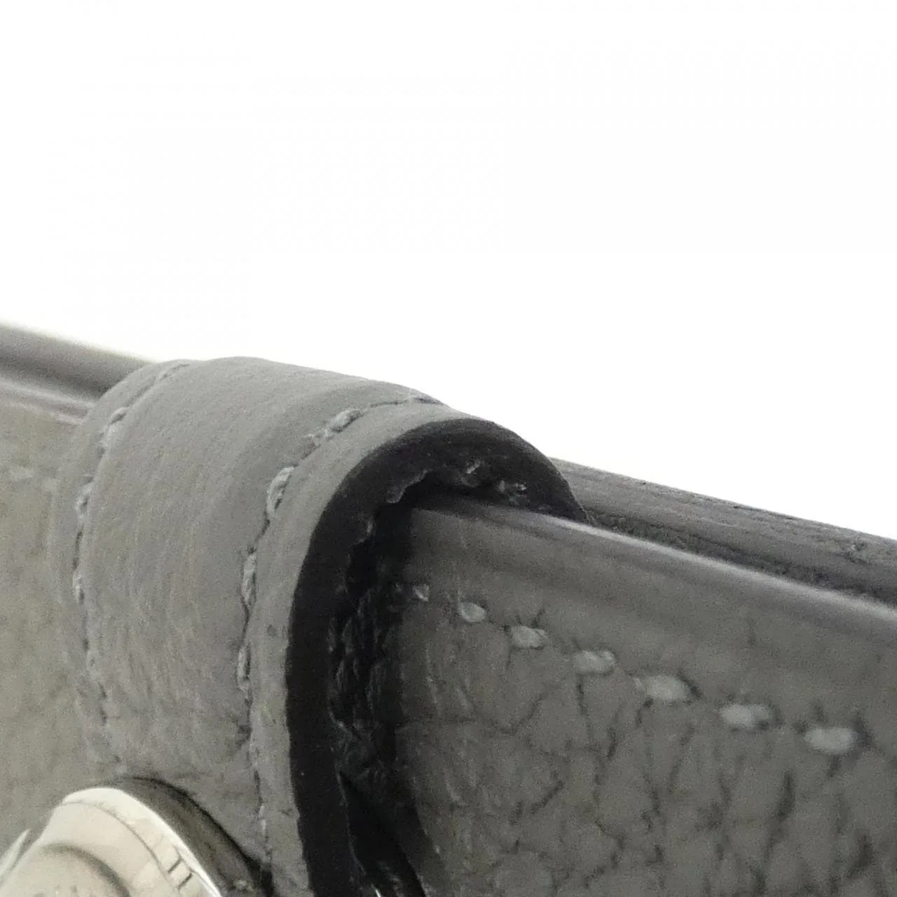 HERMES 043070CK Wallet Togo 黑色 Togo 牛皮 中古品A - 縮圖 4