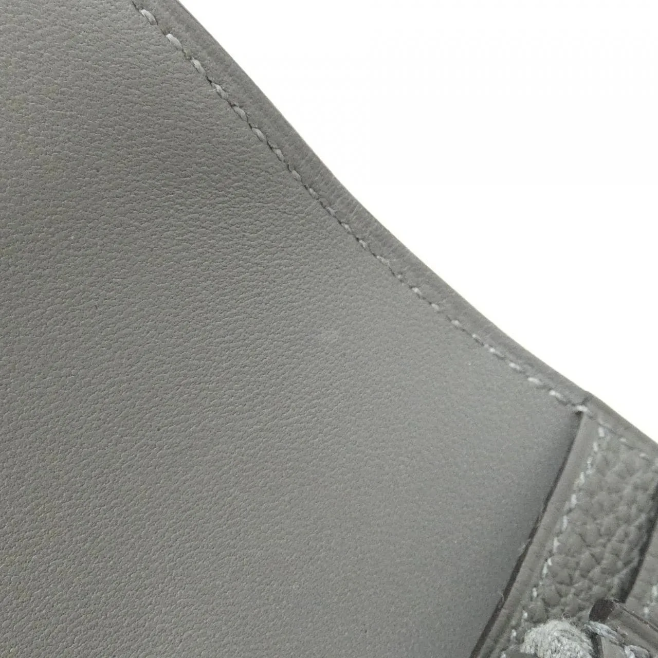 HERMES 043070CK Wallet Togo 黑色 Togo 牛皮 中古品A - 縮圖 7