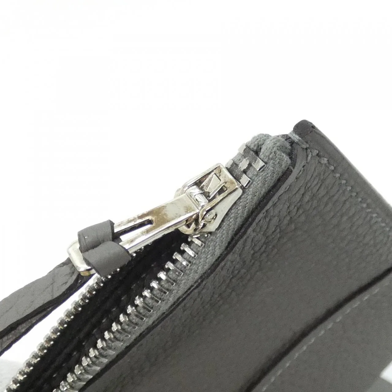 HERMES 043070CK Wallet Togo 黑色 Togo 牛皮 中古品A - 縮圖 10