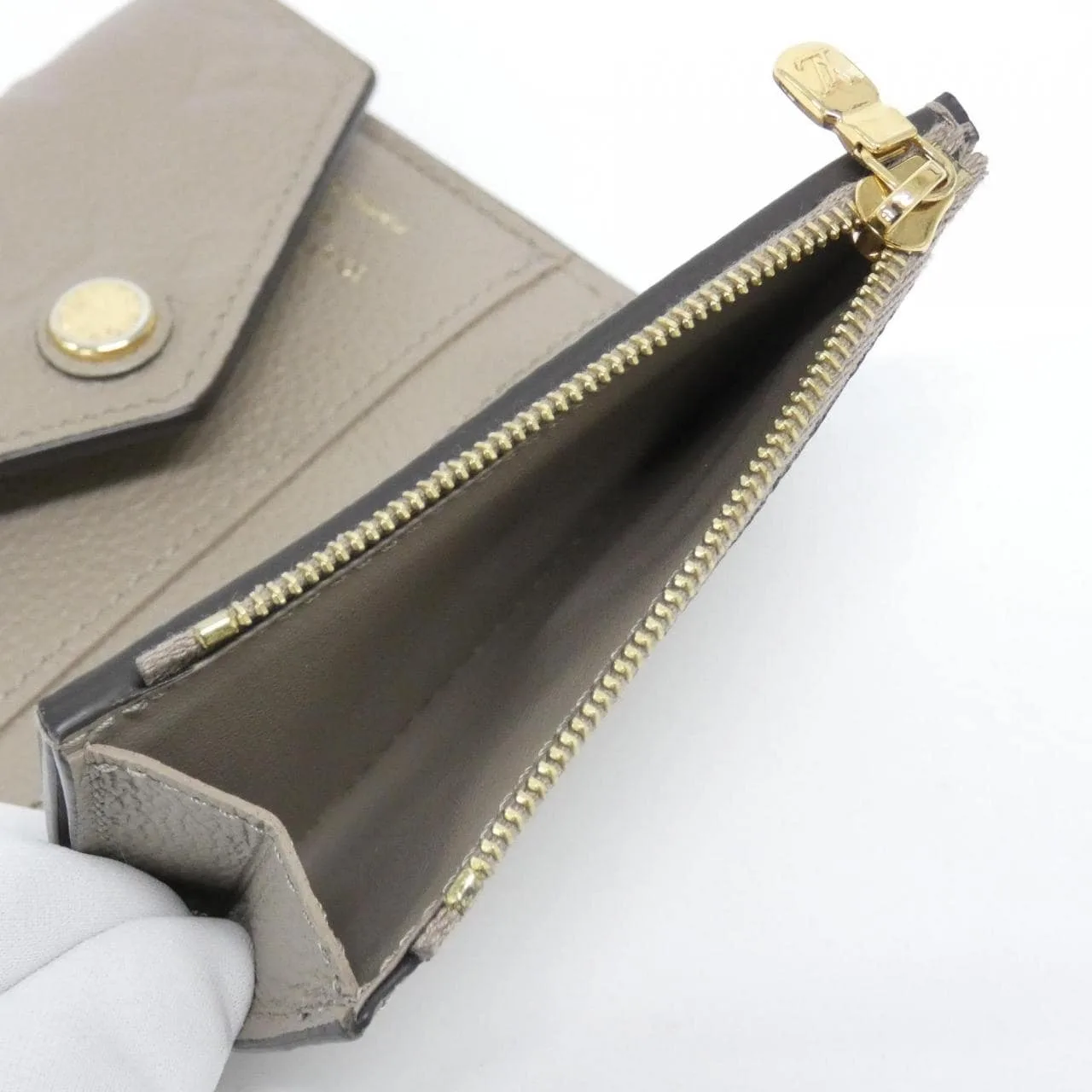 LOUIS VUITTON M69800 Wallet Monogram 黑色 Monogram 中古品A - 縮圖 8