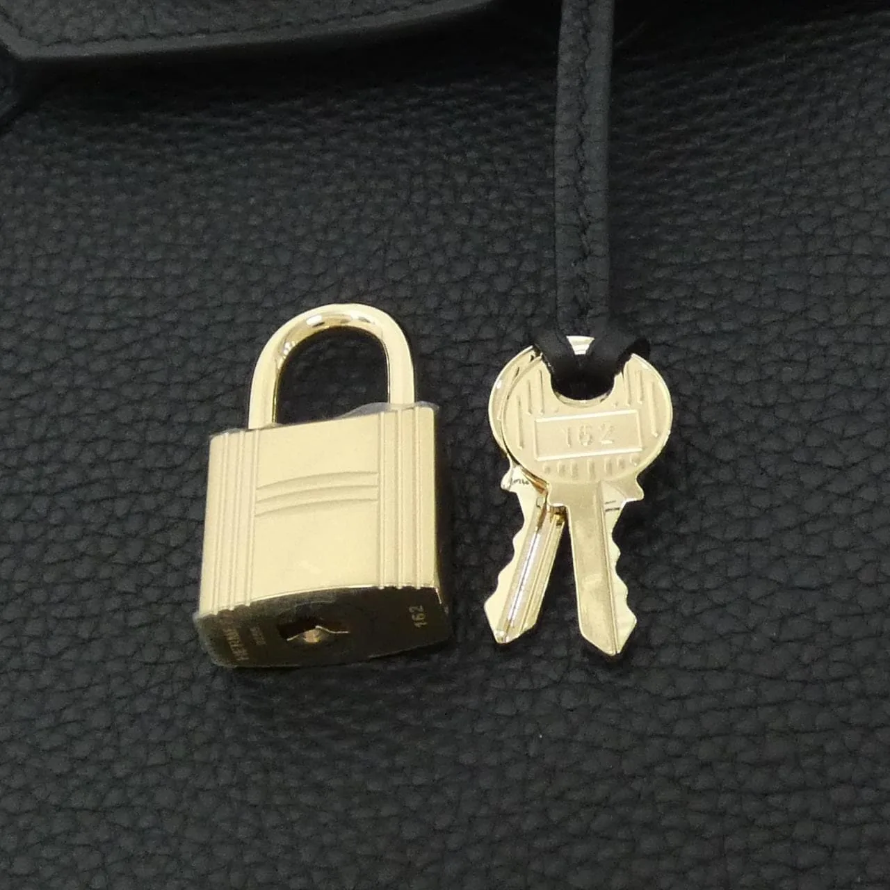 HERMES Birkin 057208CP Handbag Togo Black Togo Leather Unused - Thumbnail 4