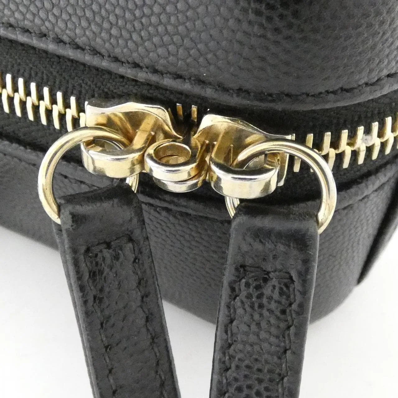 CHANEL AS0988 Handbag Grained Calfskin Black Grained Calfskin Rank B - Thumbnail 4