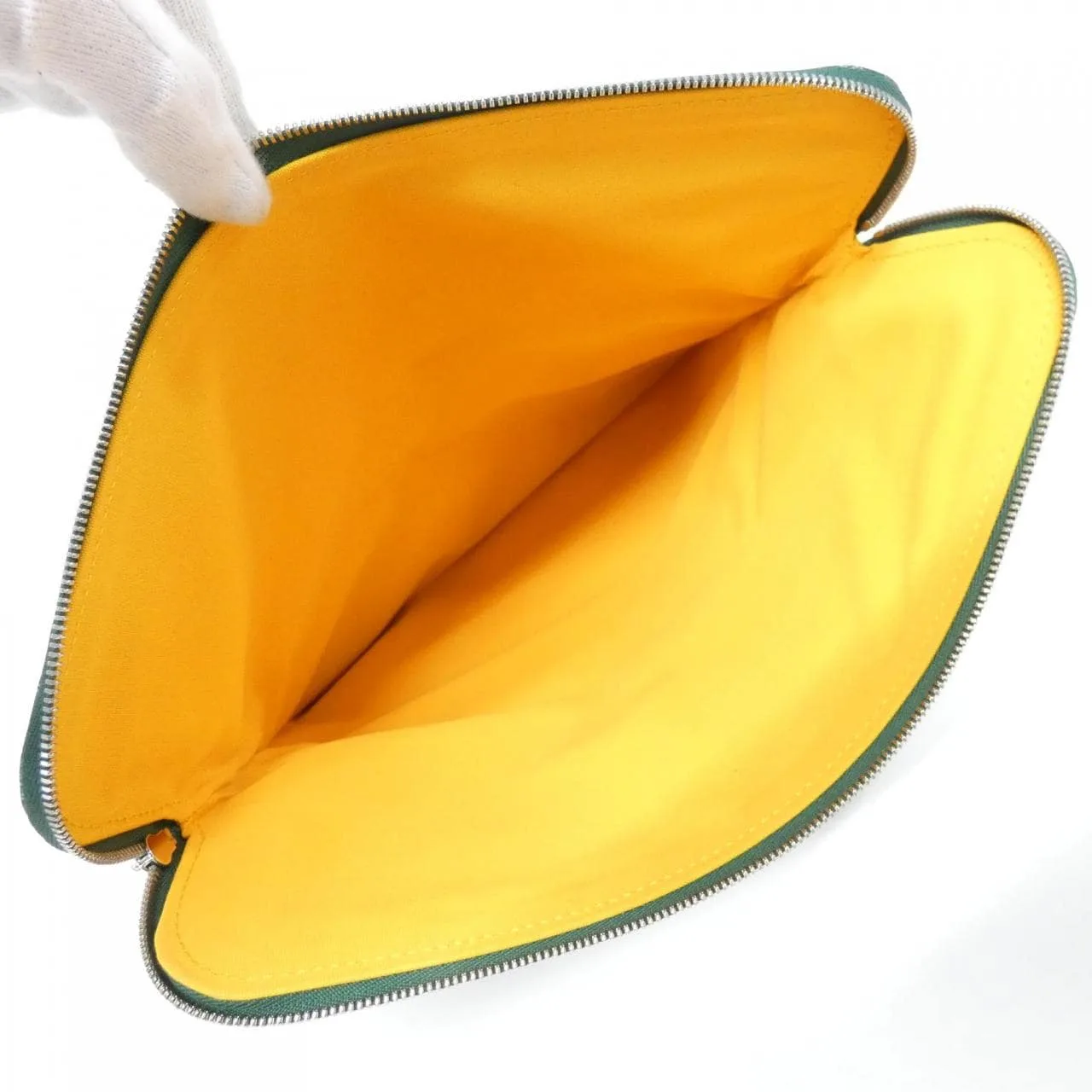 GOYARD Handbag Canvas 黑色 帆布 中古品A - 縮圖 6