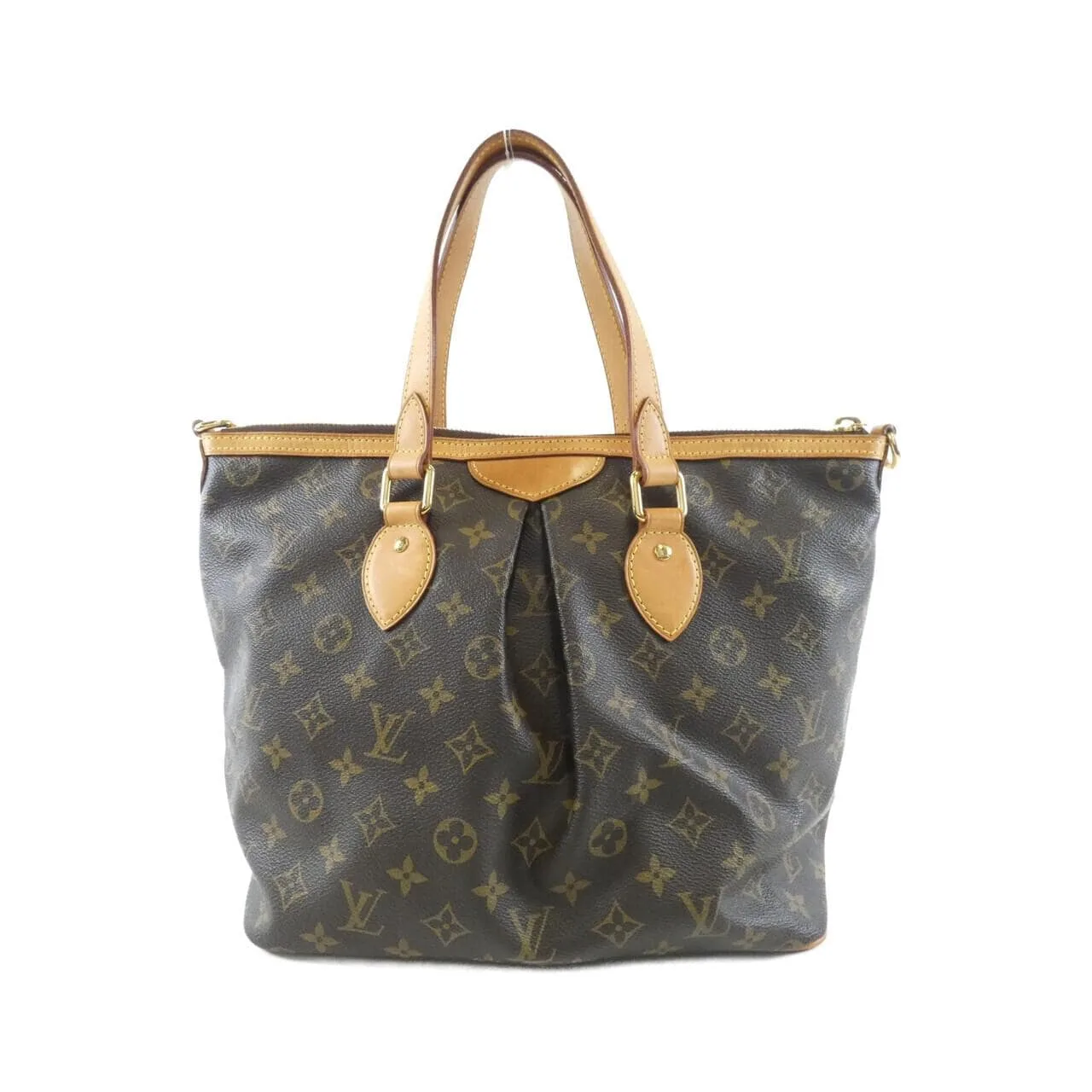 LOUIS VUITTON M40145 Handbag Monogram 黑色 Monogram 中古品B - 縮圖 2