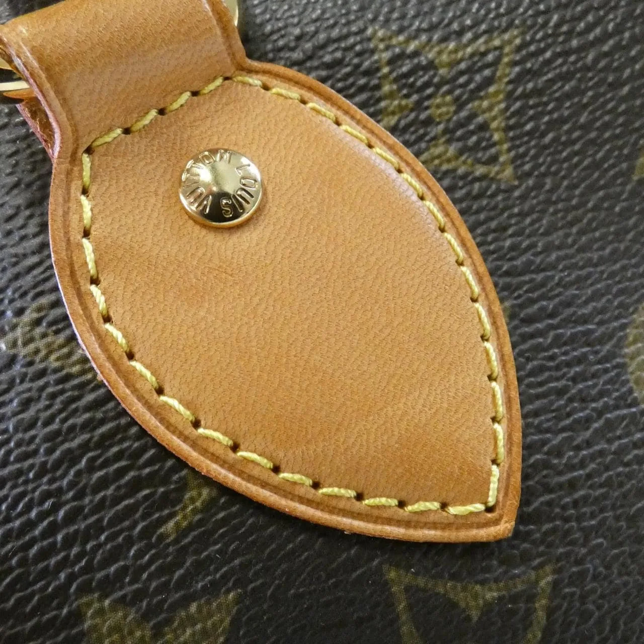 LOUIS VUITTON M40145 Handbag Monogram 黑色 Monogram 中古品B - 縮圖 6