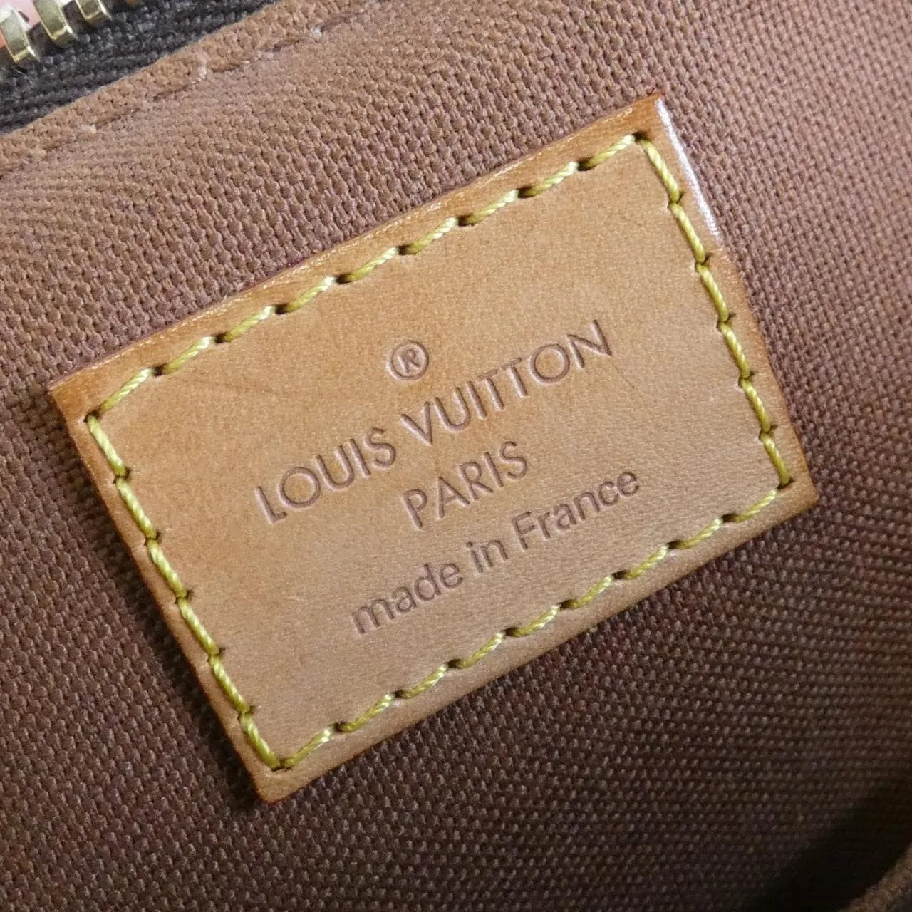 LOUIS VUITTON M40145 Handbag Monogram 黑色 Monogram 中古品B - 縮圖 10