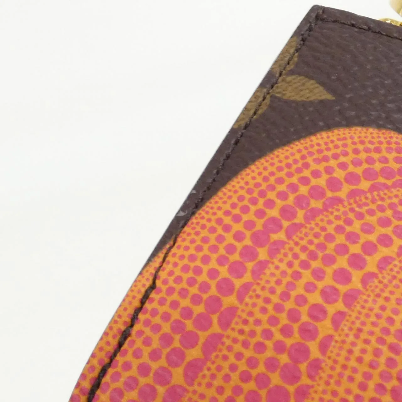 LOUIS VUITTON M82110 Coin Case Monogram 黑色 Monogram 中古品A - 縮圖 4