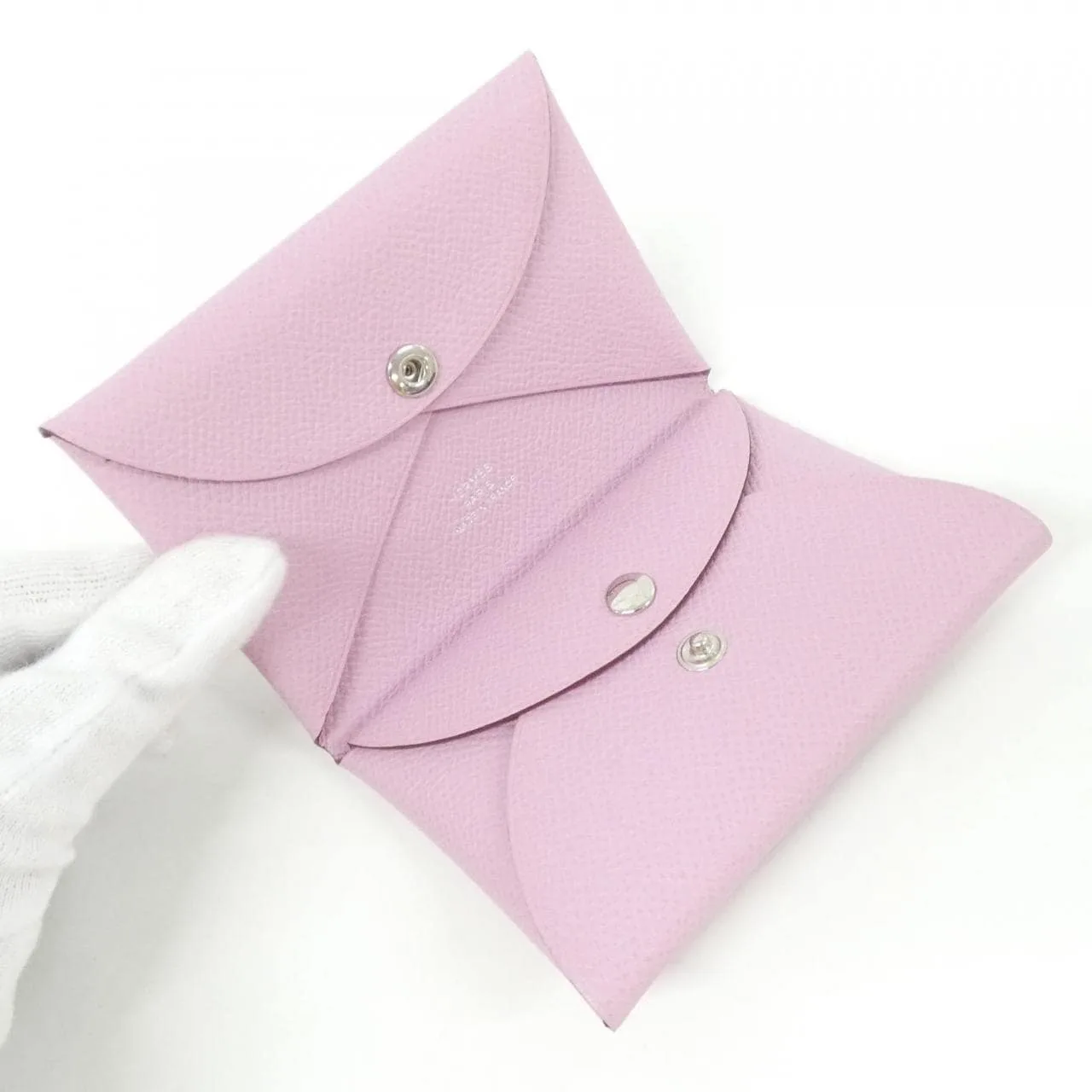 HERMES 083035CK Coin Case Epsom Black Epsom Leather Rank A - Thumbnail 5