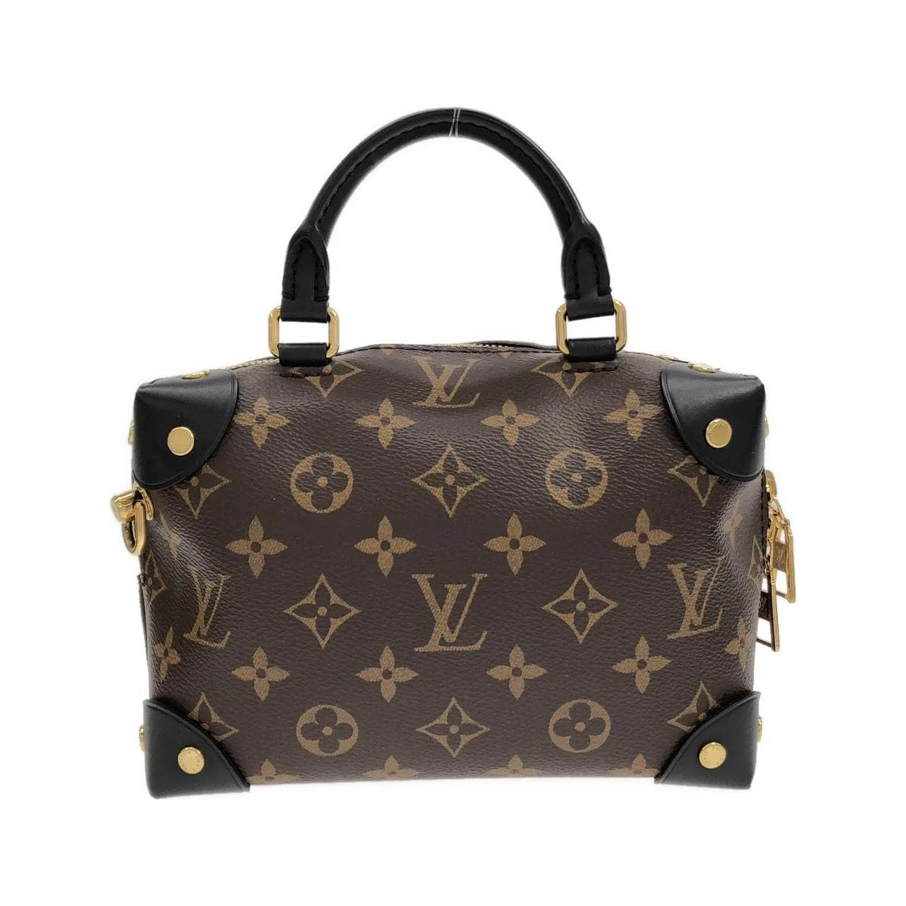 LOUIS VUITTON M45571 Handbag Monogram 黑色 Monogram 中古品A - 縮圖 2
