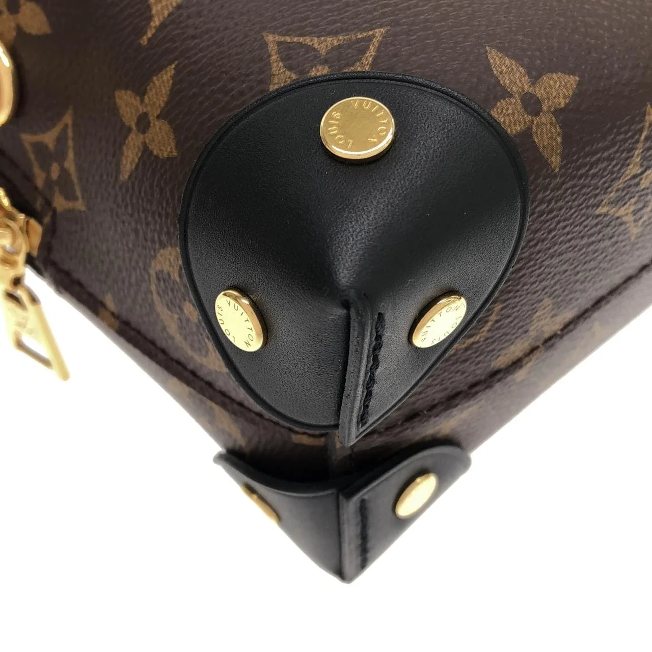 LOUIS VUITTON M45571 Handbag Monogram 黑色 Monogram 中古品A - 縮圖 3