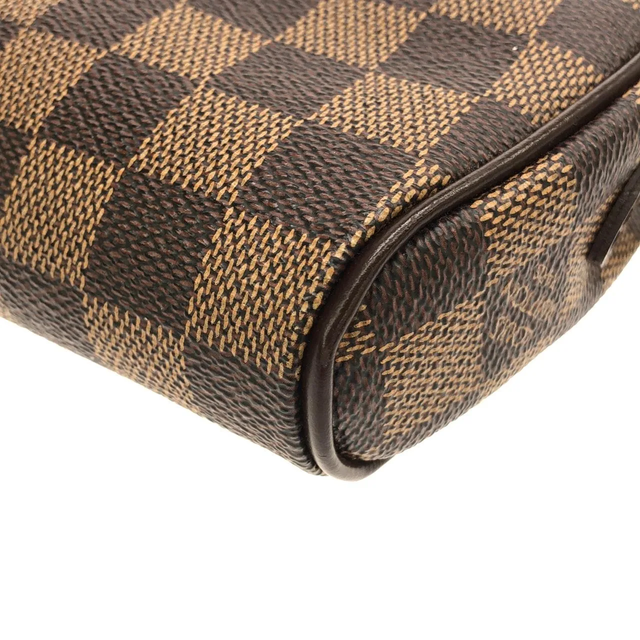 LOUIS VUITTON Pochette N51296 Shoulder Damier 黑色 Damier 中古品A - 縮圖 3