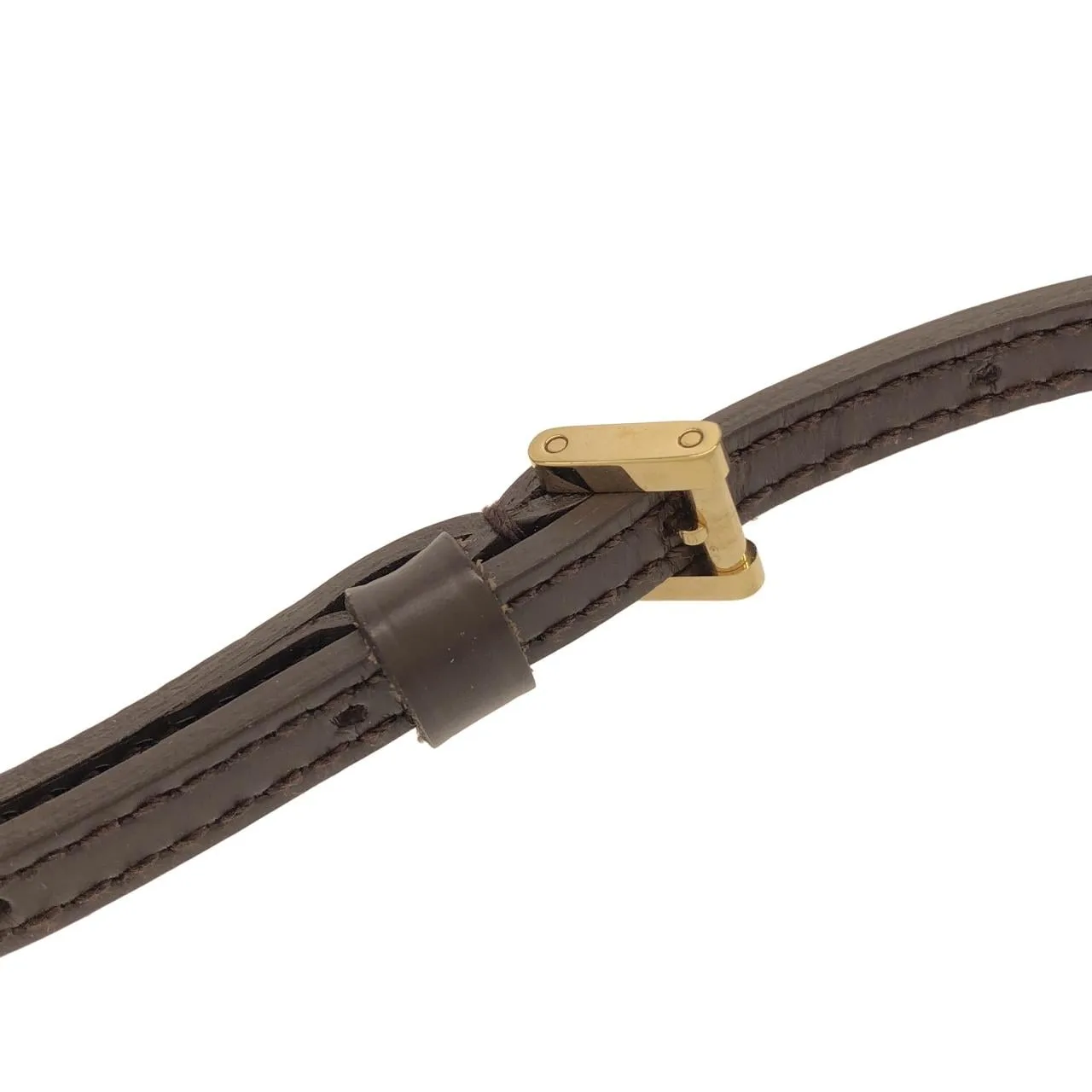 LOUIS VUITTON Pochette N51296 Shoulder Damier 黑色 Damier 中古品A - 縮圖 6