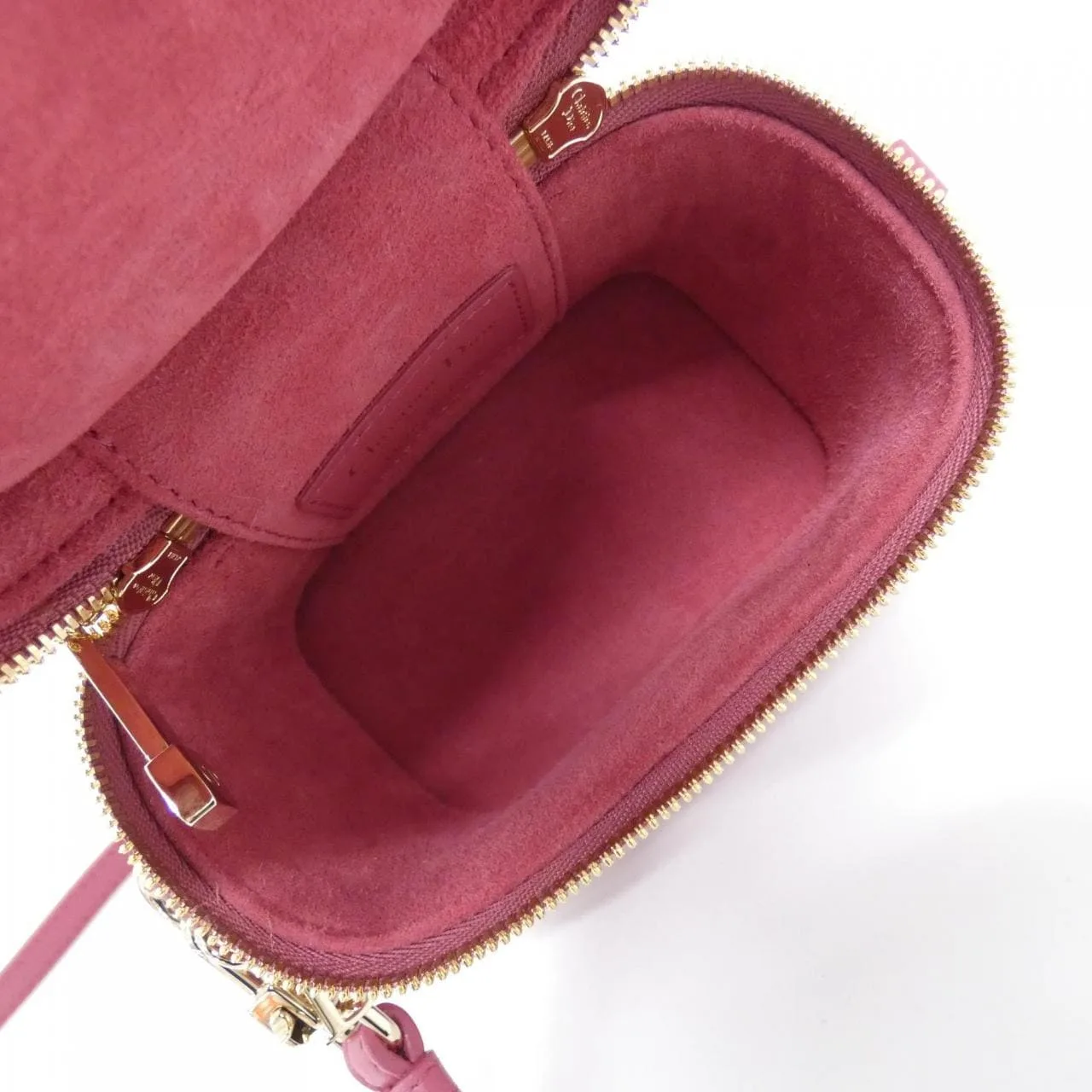 DIOR Lady Dior S0918ONMJ Handbag Lambskin 粉色 羊皮 中古品A - 縮圖 7