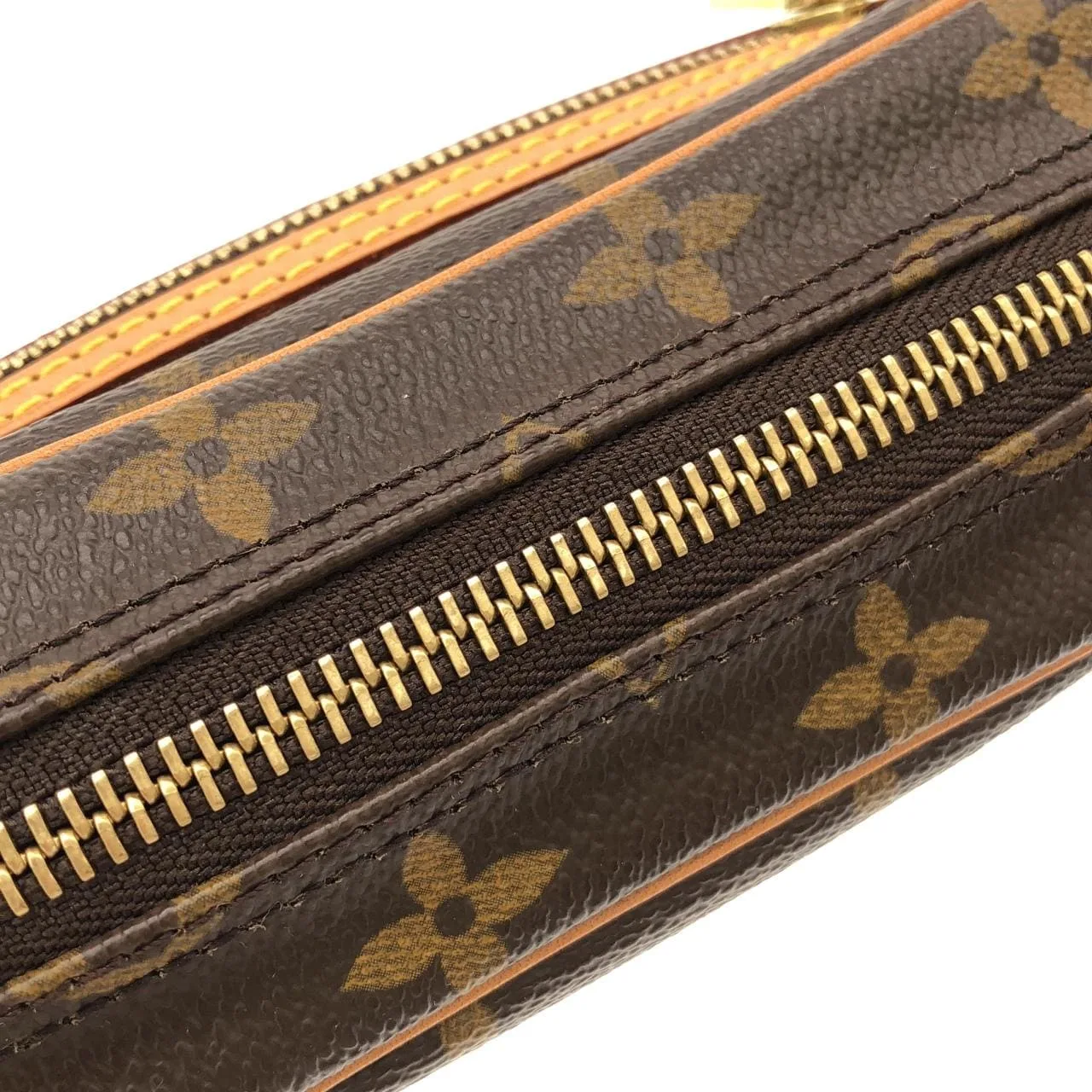 LOUIS VUITTON Pochette M51183 Shoulder Monogram 黑色 Monogram 中古品A - 縮圖 5