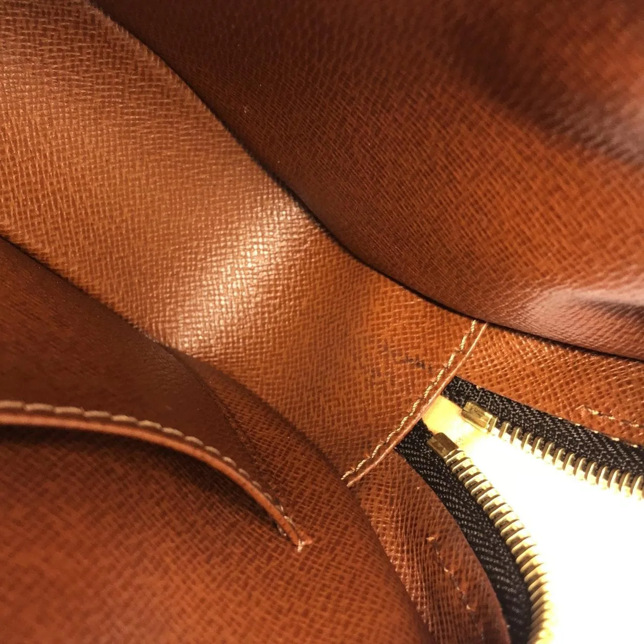 LOUIS VUITTON Pochette M51183 Shoulder Monogram 黑色 Monogram 中古品A - 縮圖 9