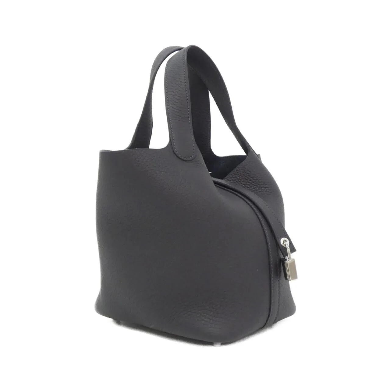 HERMES Picotin 056289CK Handbag Clemence