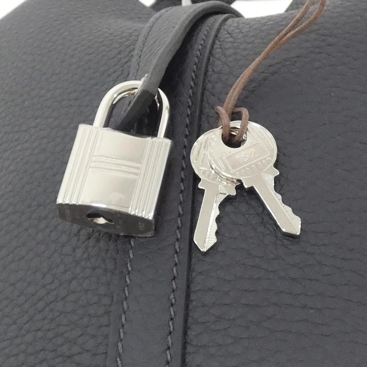 HERMES Picotin 056289CK Handbag Clemence Clemence Leather Unused - Thumbnail 3