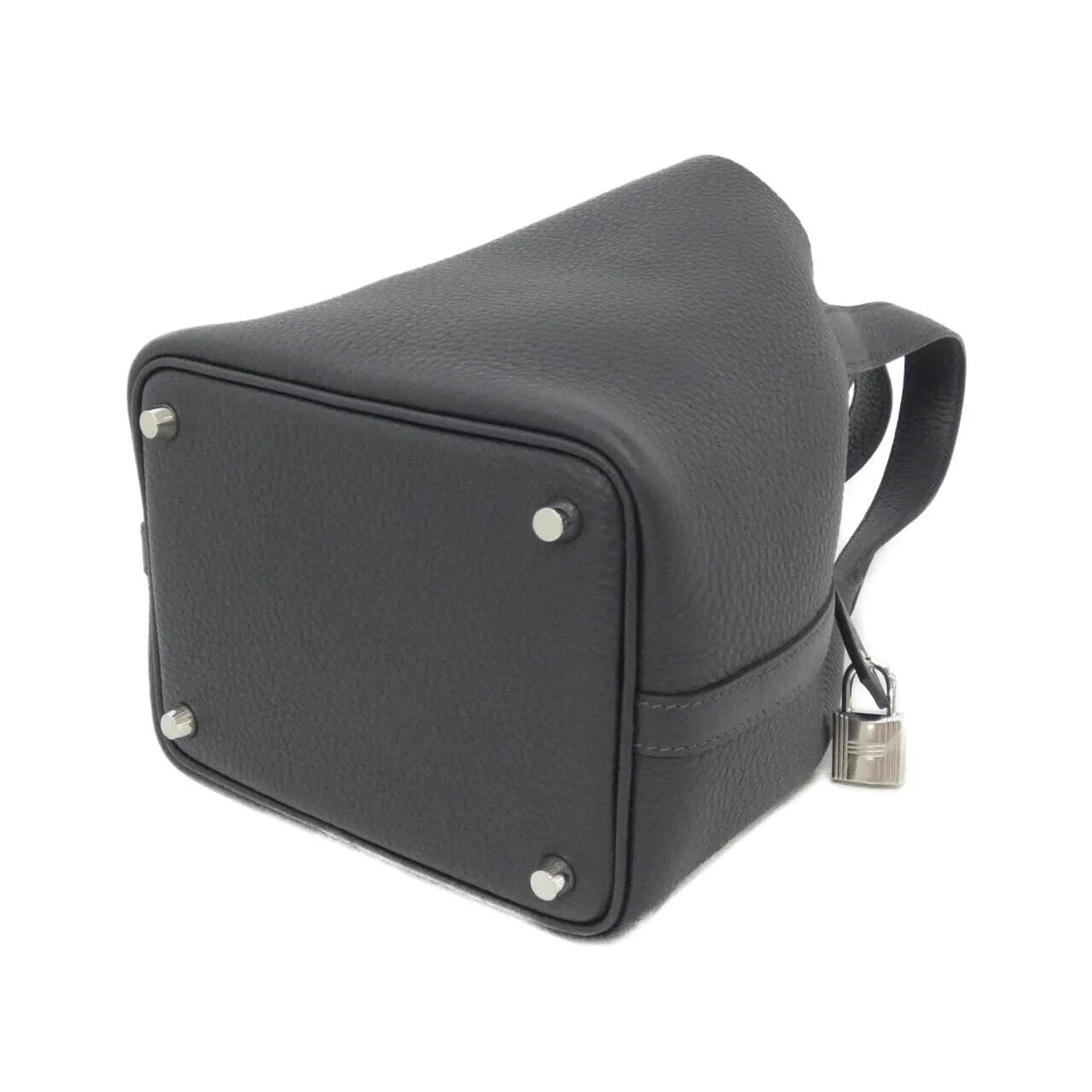 HERMES Picotin 056289CK Handbag Clemence Clemence 皮 未使用品 - 縮圖 2