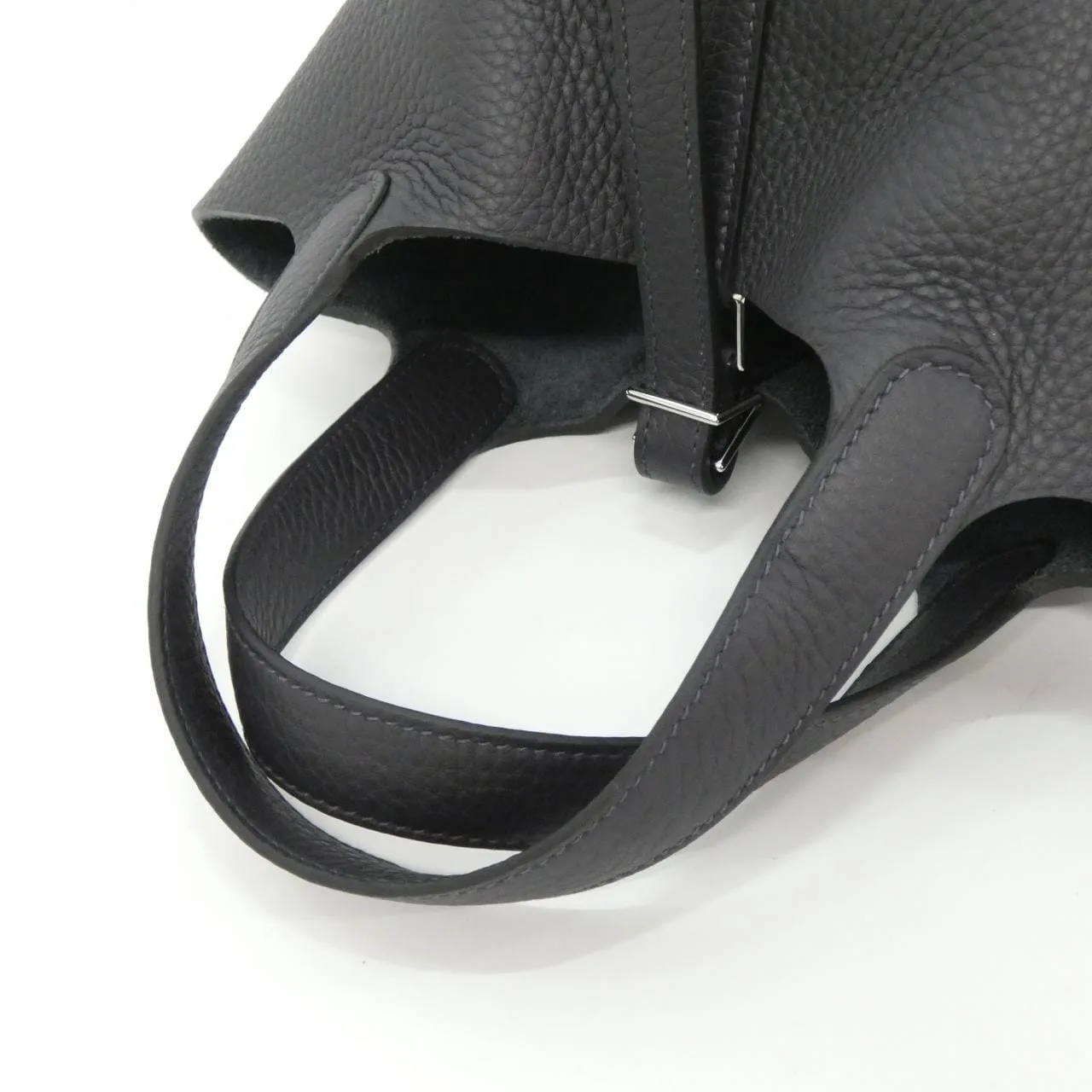 HERMES Picotin 056289CK Handbag Clemence Clemence 皮 未使用品 - 縮圖 4