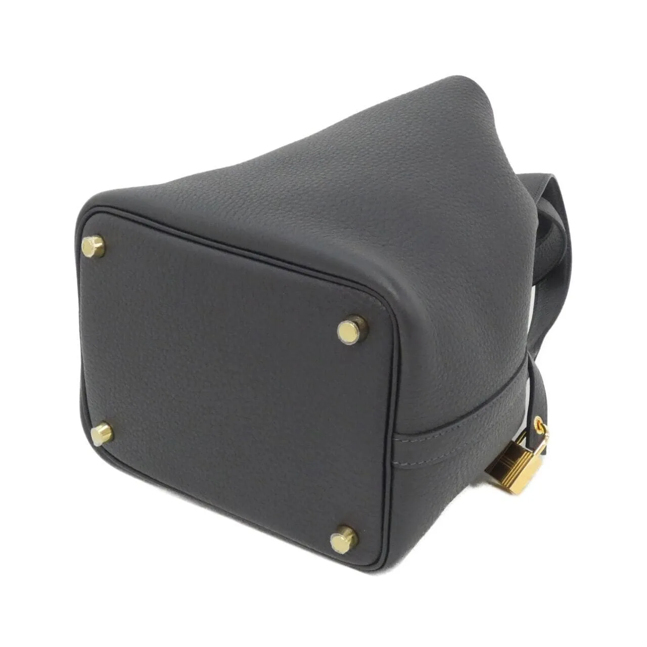 HERMES Picotin 056289CC Handbag Clemence Clemence 皮 未使用品 - 縮圖 2