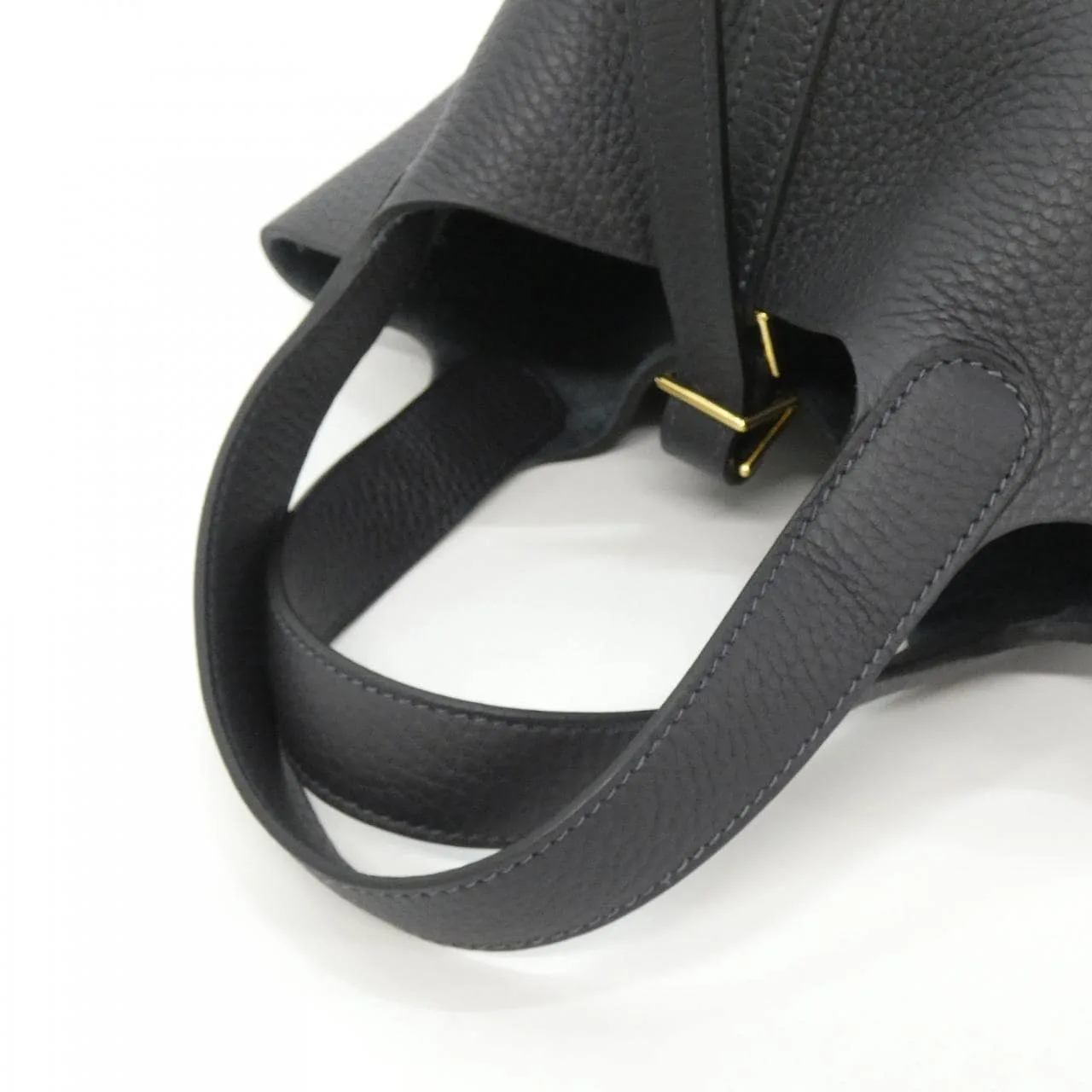 HERMES Picotin 056289CC Handbag Clemence Clemence 皮 未使用品 - 縮圖 4