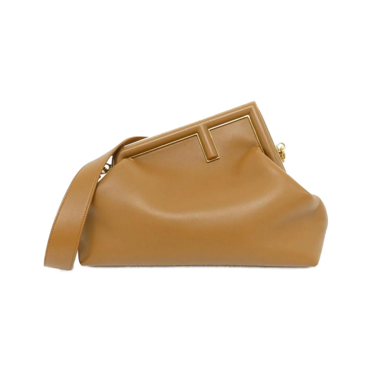 FENDI Fendi First 8BP127 ABVE Handbag Lambskin Black