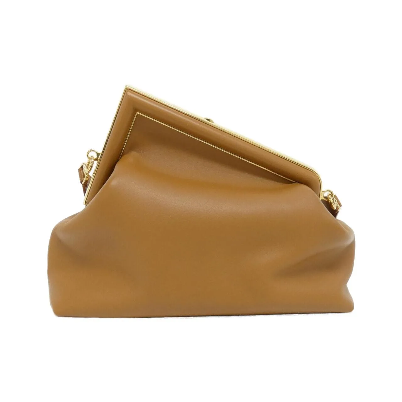 FENDI Fendi First 8BP127 ABVE Handbag Lambskin Black Lambskin Rank A - Thumbnail 2