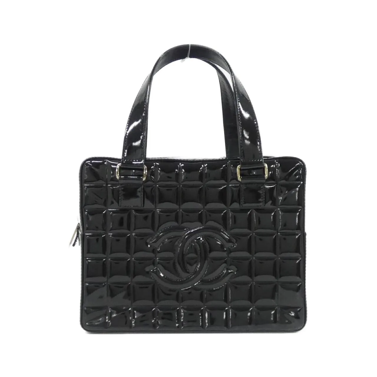 CHANEL 19270 Handbag Patent Leather