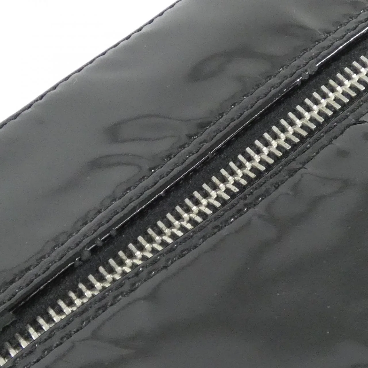 CHANEL 19270 Handbag Patent Leather Black Patent Leather Rank B - Thumbnail 6