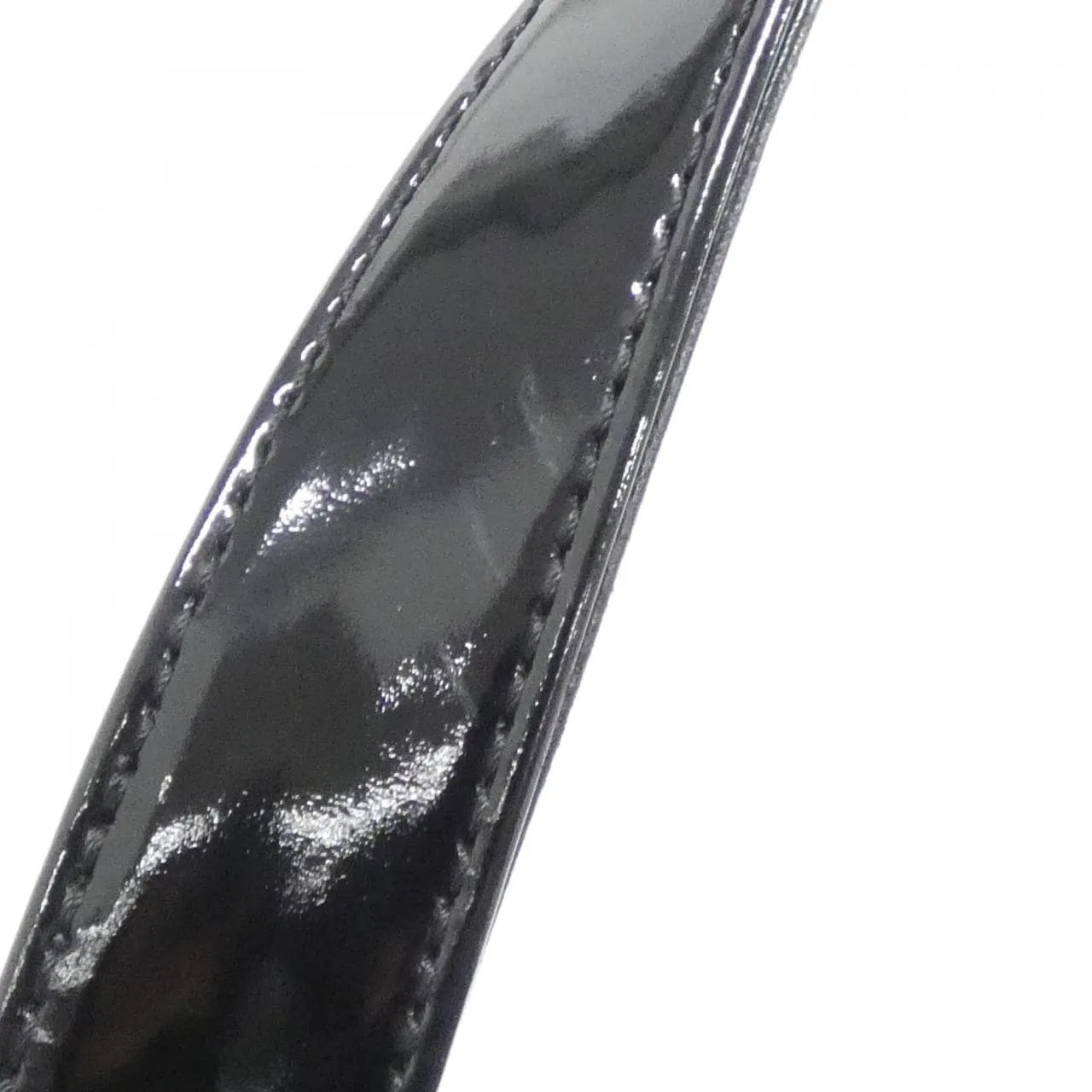 CHANEL 19270 Handbag Patent Leather Black Patent Leather Rank B - Thumbnail 8