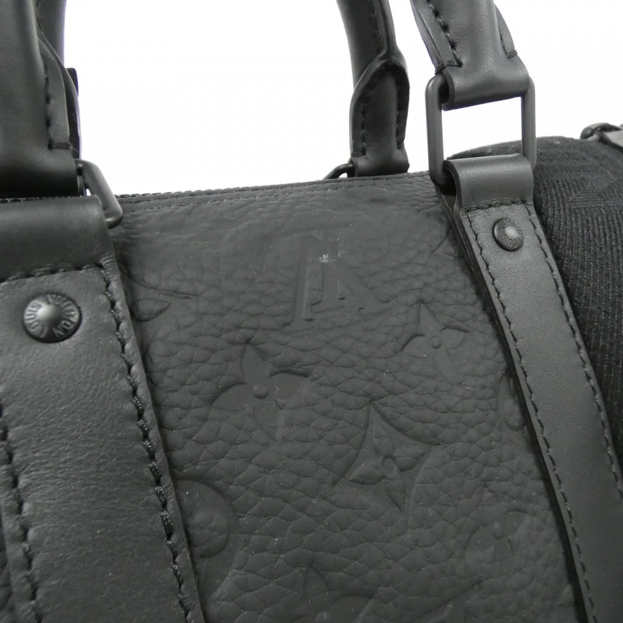 LOUIS VUITTON Keepall M22765 Boston Monogram 黑色 Monogram 中古品A - 縮圖 3