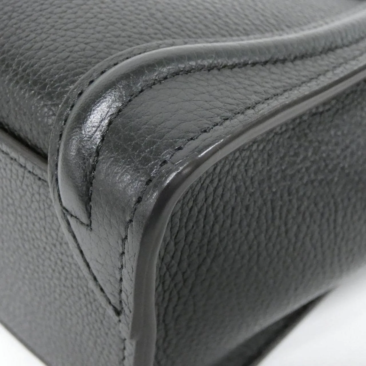 CELINE Luggage 189243DRU Handbag 黑色 中古品A - 縮圖 3