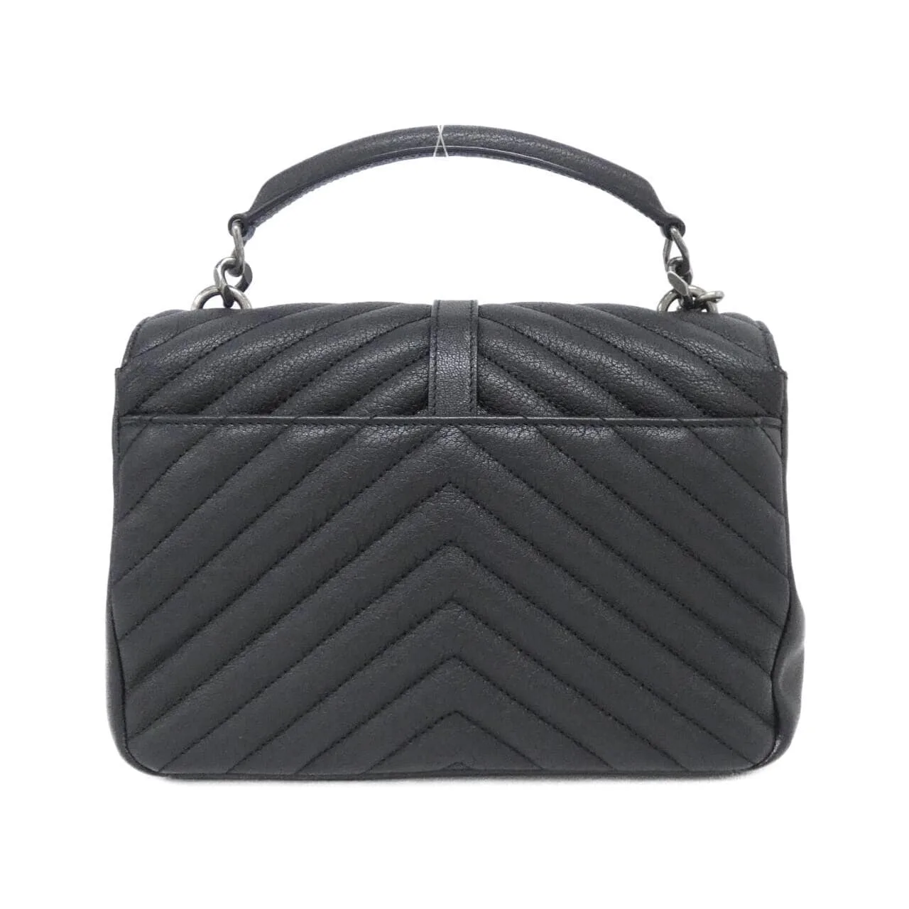 SAINT LAURENT 600279 BRM04 Handbag Lambskin 黑色 羊皮 中古品A - 縮圖 2