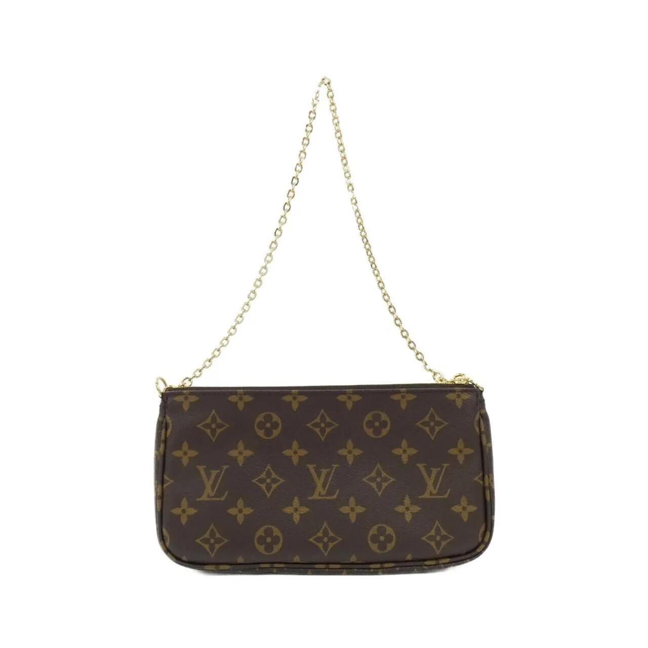 LOUIS VUITTON Pochette M44813 Shoulder Monogram 黑色 Monogram 中古品A - 縮圖 2