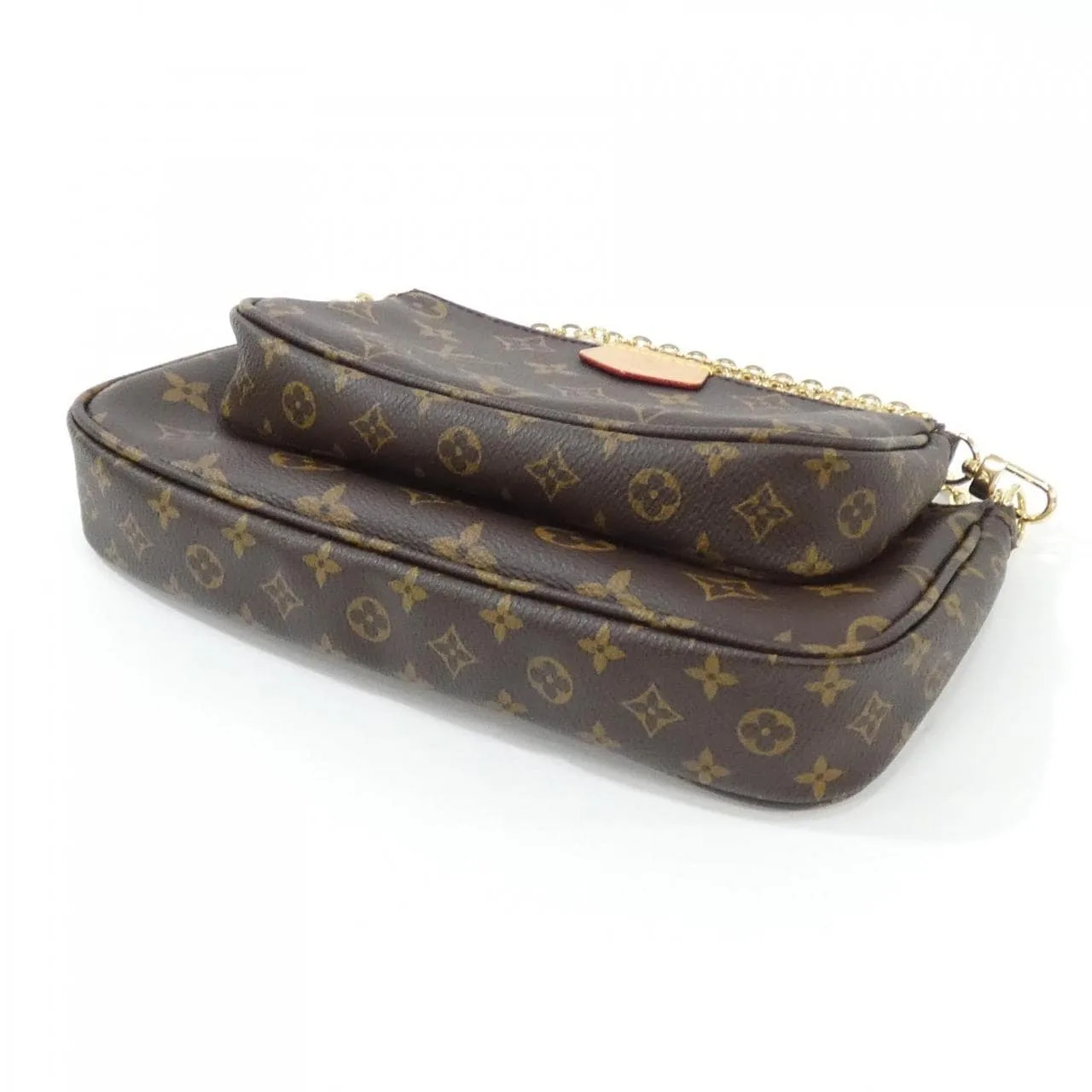 LOUIS VUITTON Pochette M44813 Shoulder Monogram 黑色 Monogram 中古品A - 縮圖 3