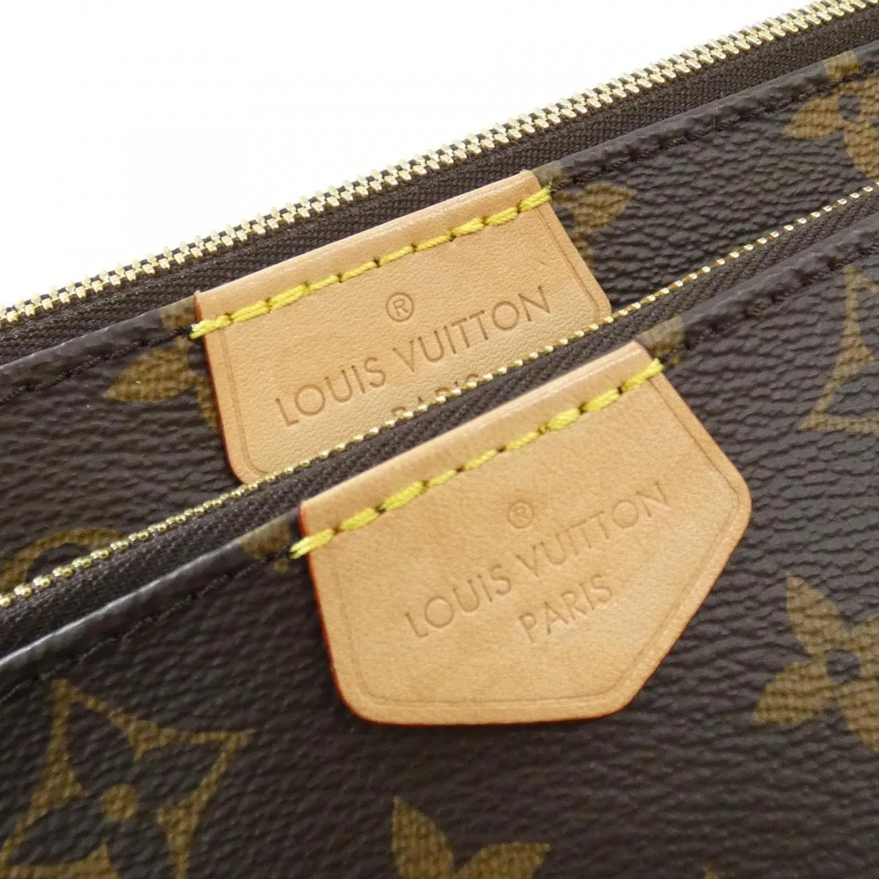 LOUIS VUITTON Pochette M44813 Shoulder Monogram 黑色 Monogram 中古品A - 縮圖 4
